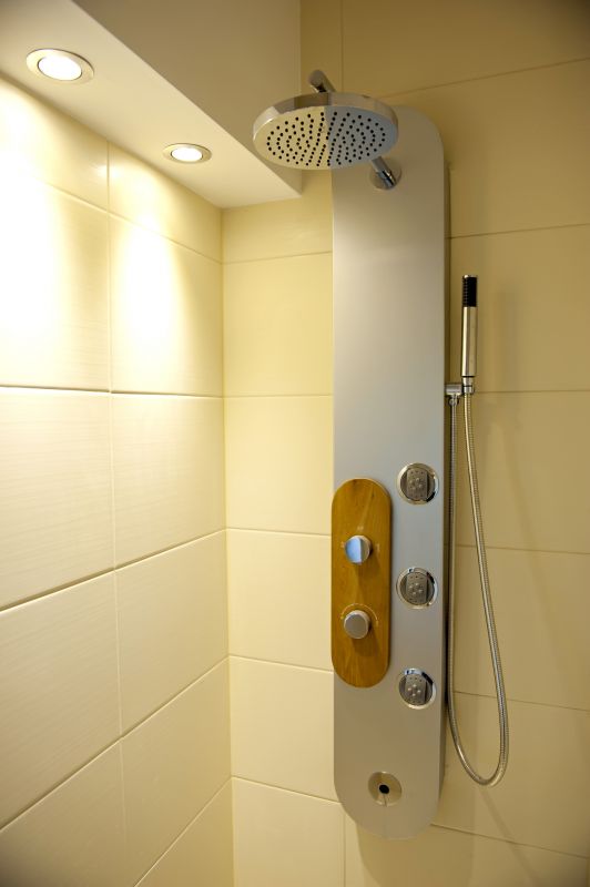 Rain Shower Head in Contemporary Design